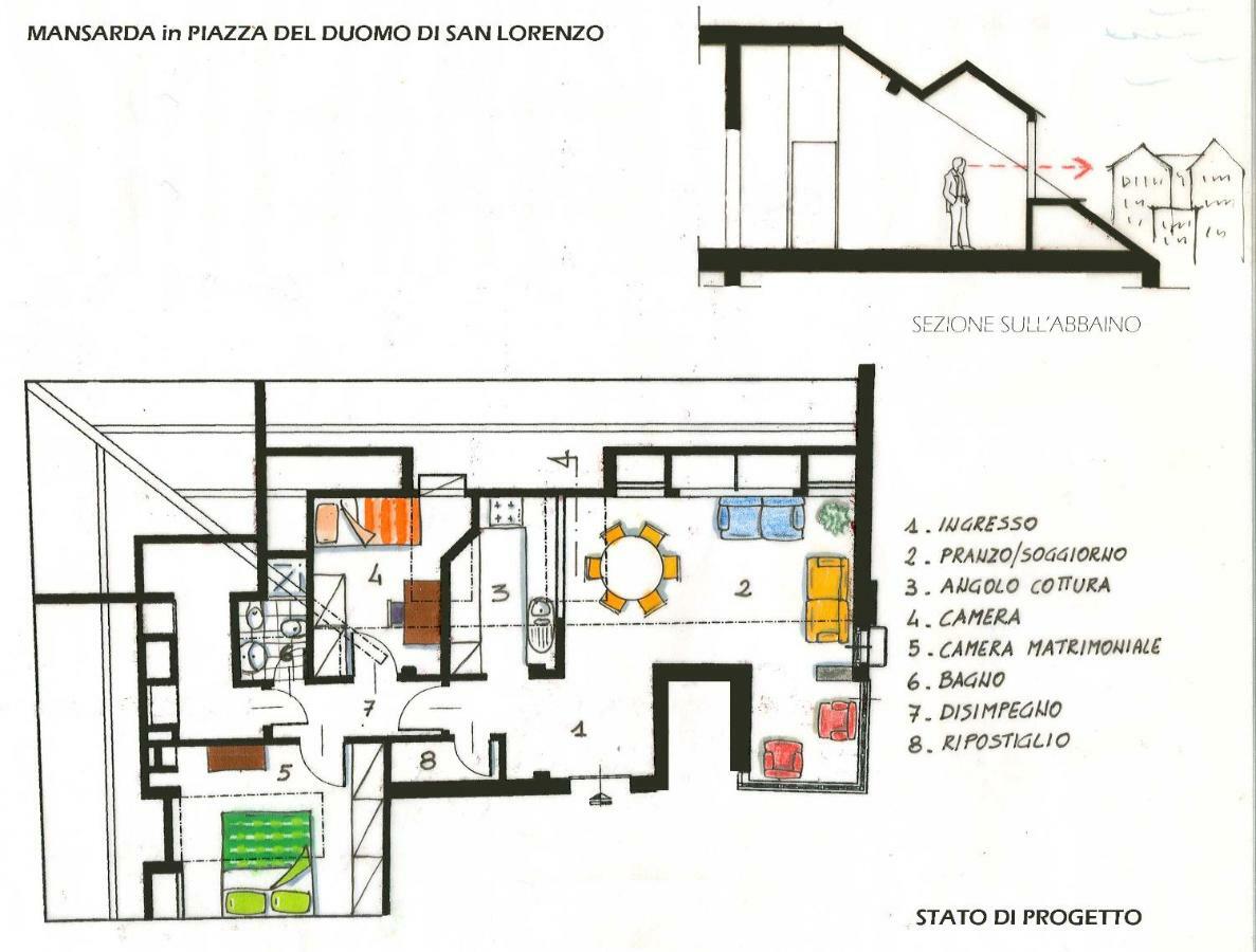 Ferienwohnung Loft Fronte Cattedrale Genua Exterior foto